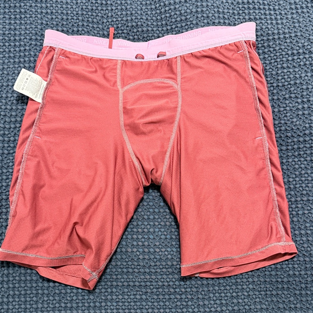 Nike Men's Athletic Shorts in Pink - Picture 3 of 3